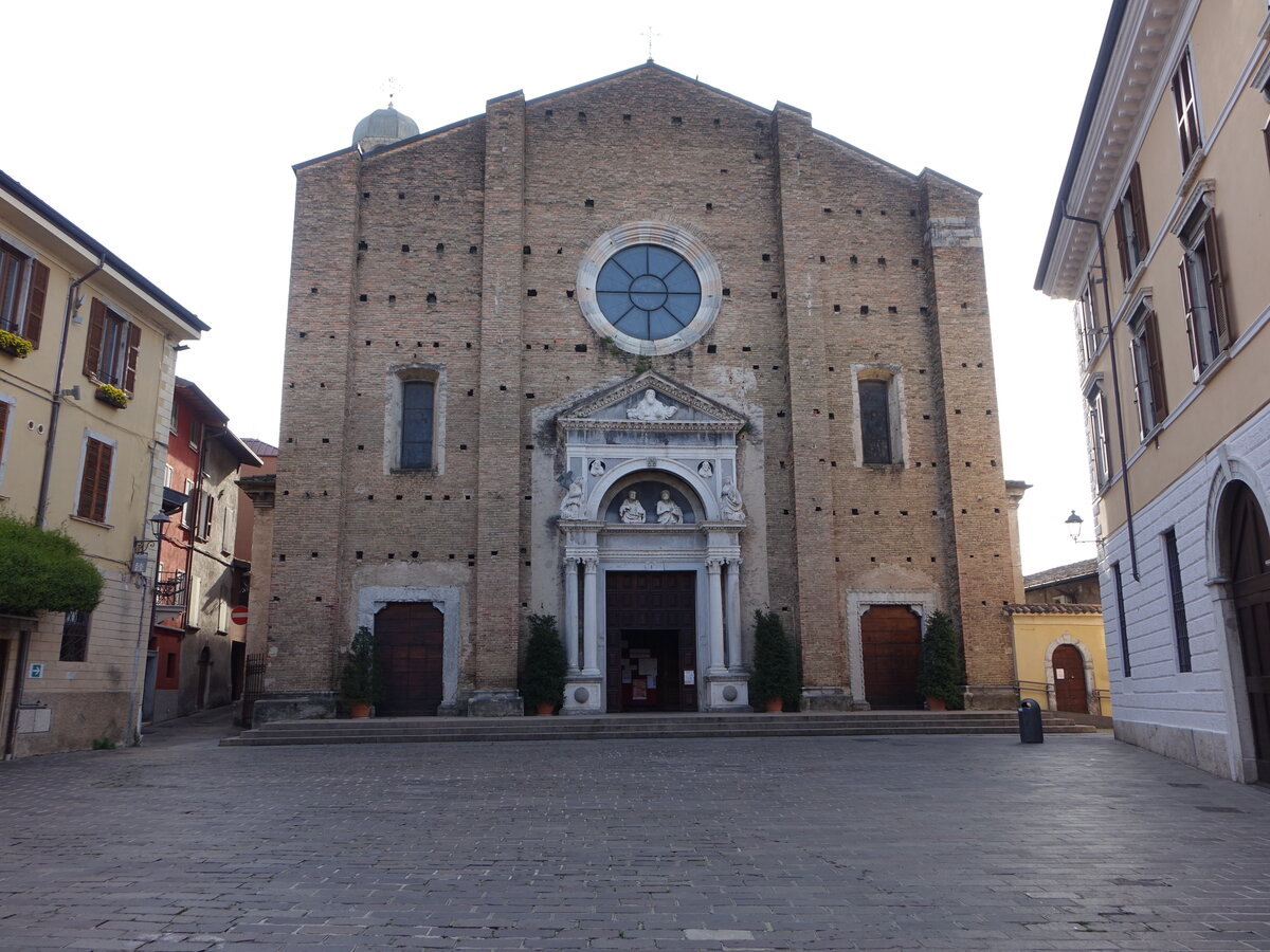 Salo, Duomo di Santa Maria Annunziata, erbaut bis 1453 durch Filippo delle Vacche (13.04.2024)
