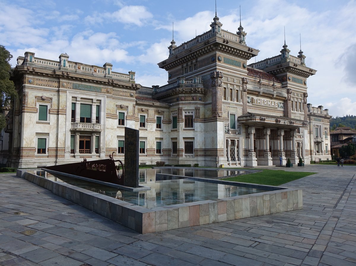 Salsomaggiore Terme, Heilbad Terme Bezieri an der Via Bachelli (10.10.2016)