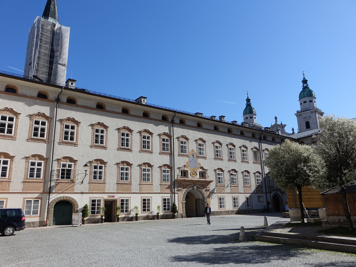 Salzburg, Stift Sankt Peter, gegrndet 696 durch den hl. Rupert (19.04.2019)