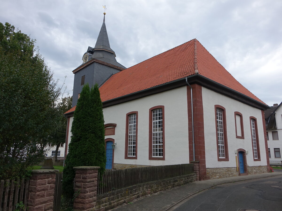 Salzderhelden, evangelische St. Jacobi Kirche, erbaut 1769 (29.09.2023)