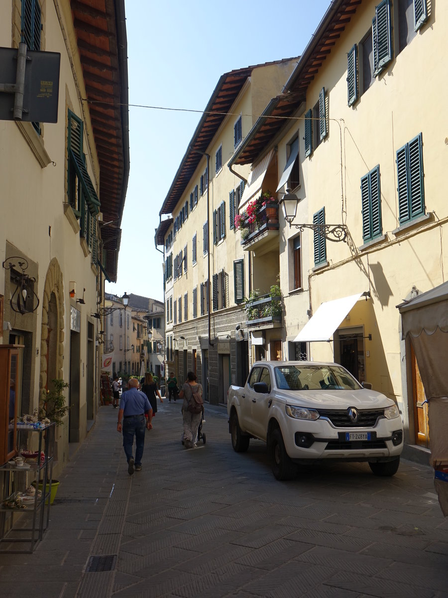 San Casciano in Val di Pesa, Häuser in der Via Lucardesi (17.06.2019)