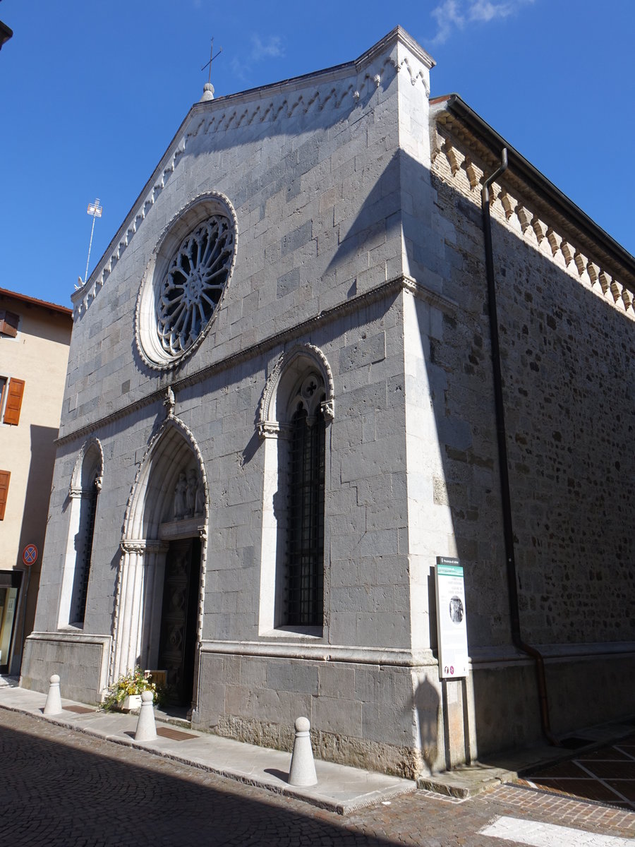 San Daniele del Friuli, St. Antonio Kirche, erbaut ab 1308 (05.05.2017)
