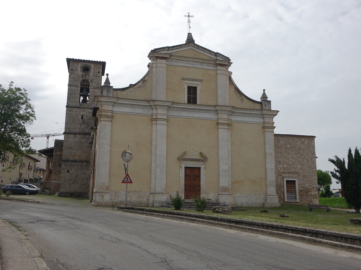San Demetrio ne’ Vestini, Pfarrkirche St. Demetrio in der Via della Stazione (26.05.2022)