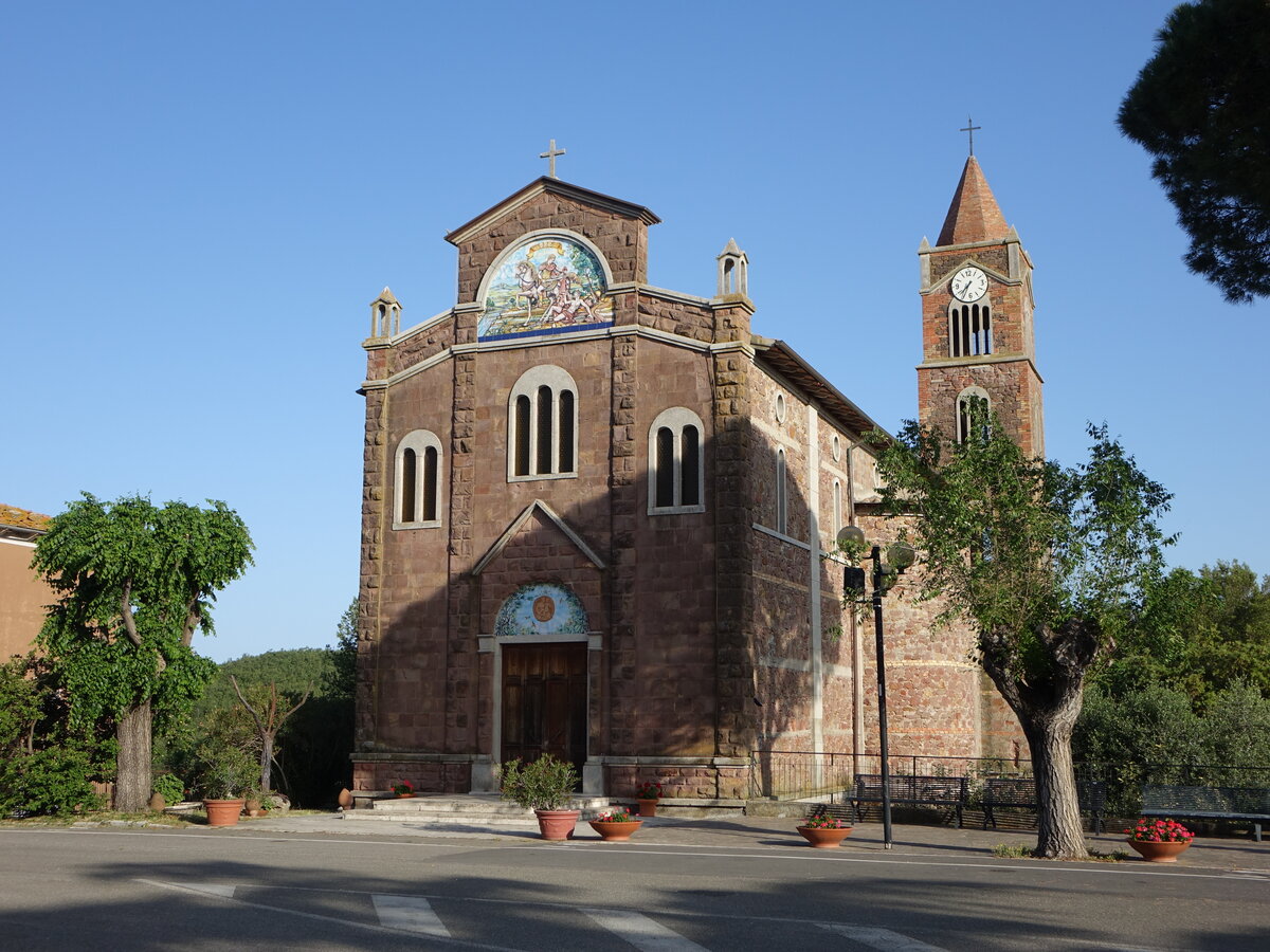 San Martino sul Fiora, Pfarrkirche St. Martin in der Via del Casone (22.05.2022)