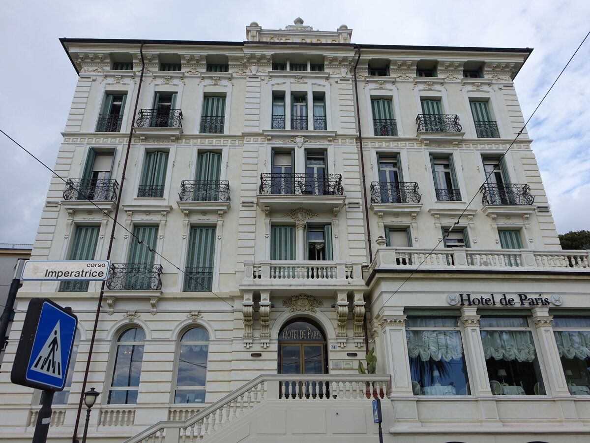 San Remo, Hotel Parigi am Corso Imperatice (03.10.2021)