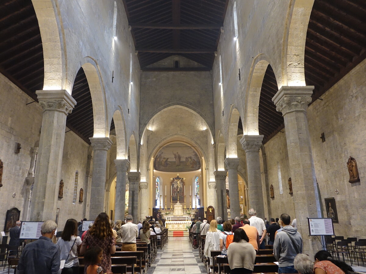 San Remo, Innenraum der Kathedrale San Siro (03.10.2021)
