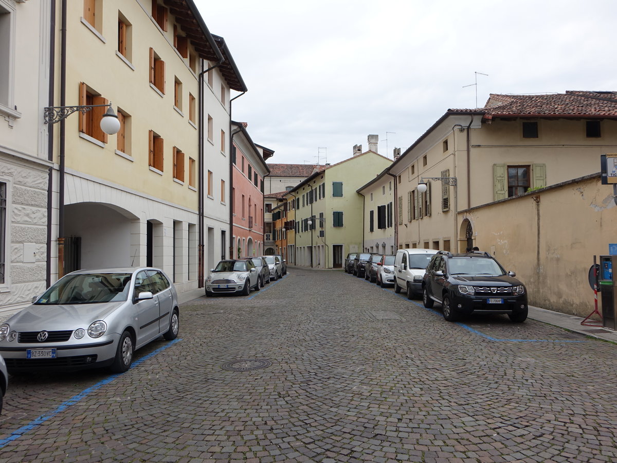 San Vito al Tagliamento, historische Huser in der Via Antonio Altan (06.05.2017)
