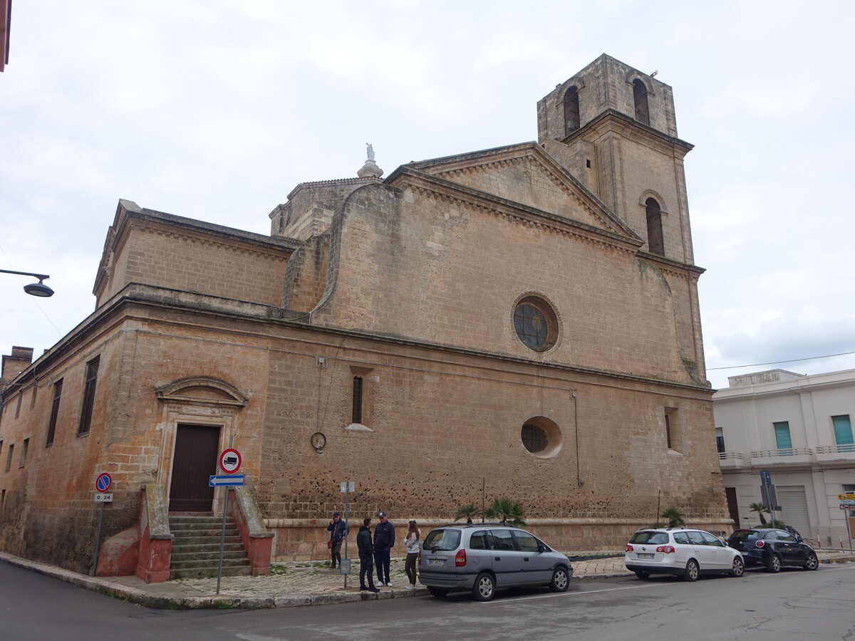 San Vito dei Normanni, Pfarrkirche St. Maria della Vittoria, erbaut ab 1571 (04.03.2023)