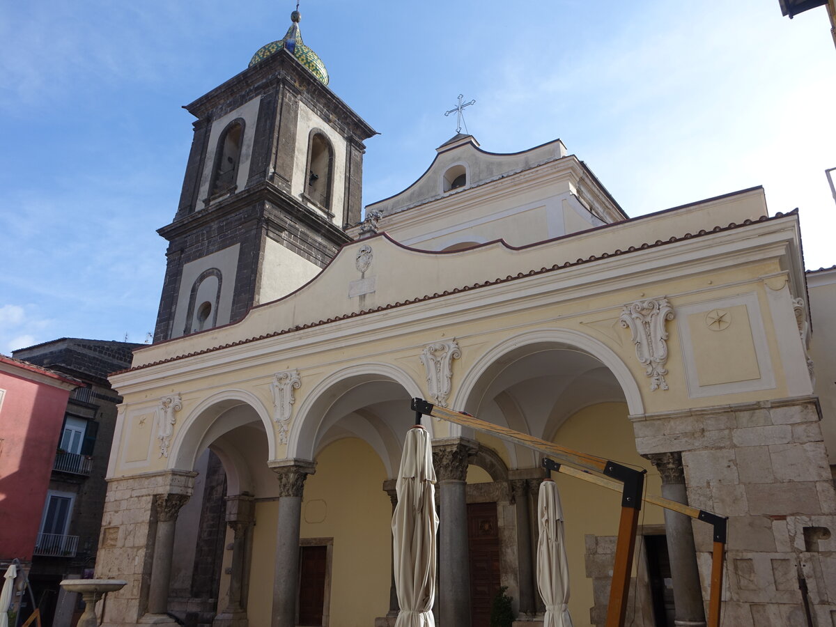 Sant Agata de Goti, Dom Santa Maria Assunta, erbaut im 12. Jahrhundert, barockisiert von 1723 bis 1734 (24.09.2022)