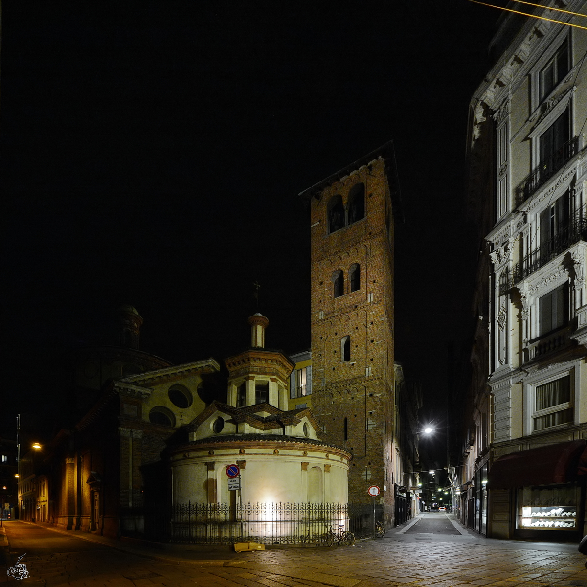 Santa Maria presso San Satiro ist ein Kirchenkomplex aus dem 15. Jahrhundert. (Mailand, Juni 2014)