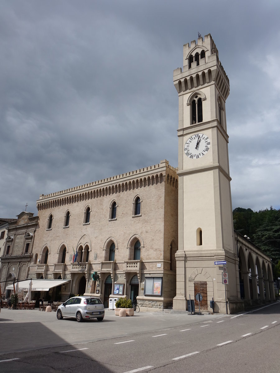 Santa Sofia, Palazzo Comunale in der Via Martiri per la Liberta (20.09.2019)