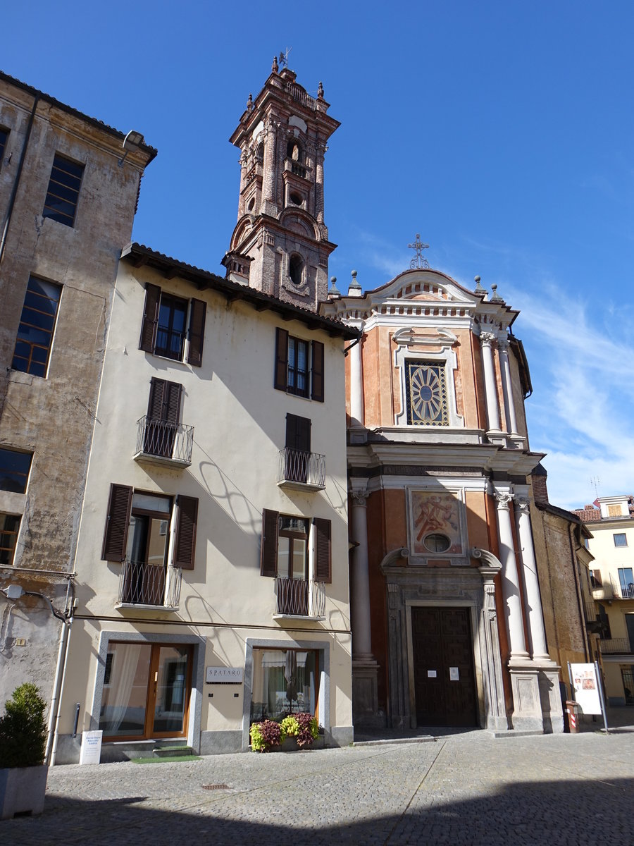 Savigliano, Chiesa della Confraternita della Pieta, erbaut ab 1708 (03.10.2018)