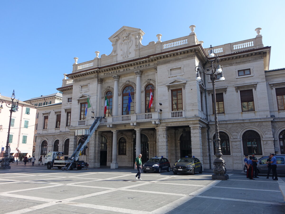 Savona, Palazzo di Comune an der Piazza Sisto IV (02.10.2021)