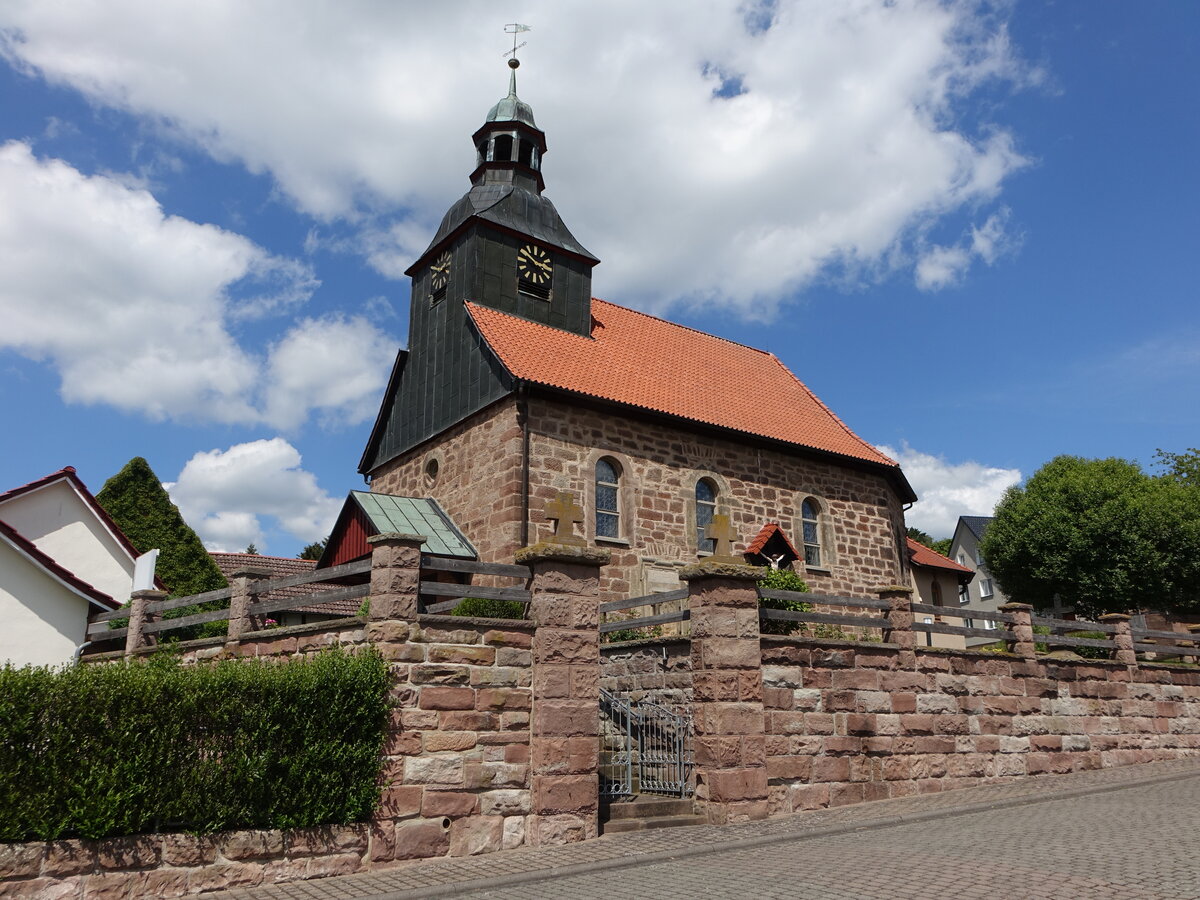 Schachtebich, Pfarrkirche St. Magnus, erbaut bis 1735 (02.06.2022)