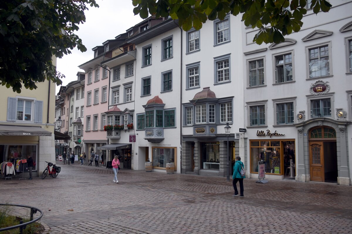 SCHAFFHAUSEN (Kanton Schaffhausen), 16.09.2021,  am Kirchhofplatz