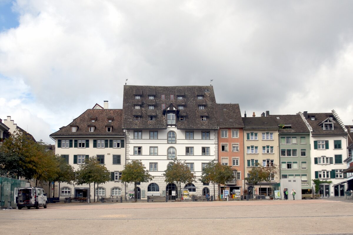 SCHAFFHAUSEN (Kanton Schaffhausen), 16.09.2021, dieser Platz heit Herrenacker