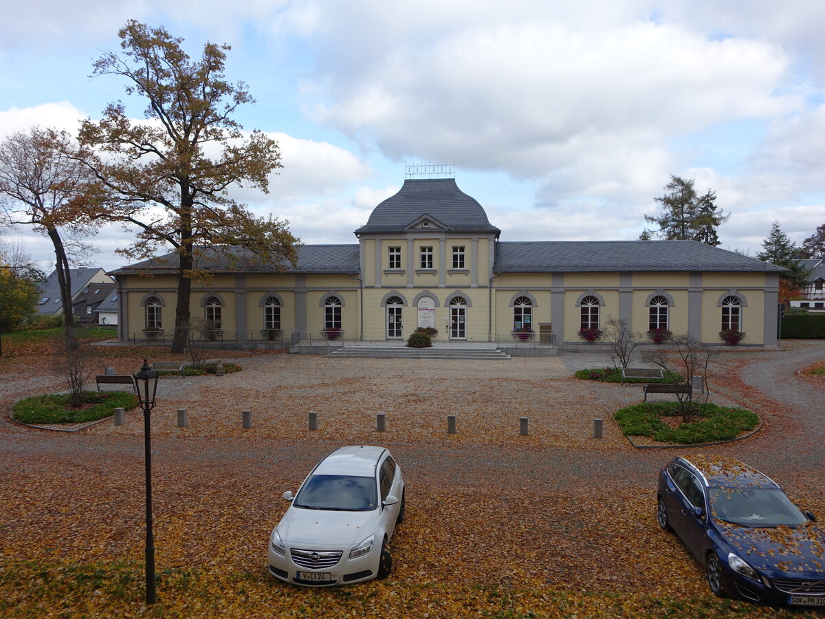 Schleiz, Stadtbibliothek am Schlosspark (19.10.2022)