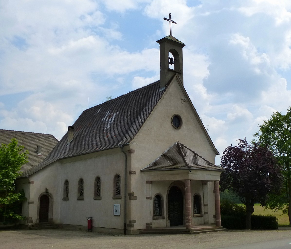 Schlettstadt (Selestat), die Illwaldkapelle vor der Stadt, Juni 2014