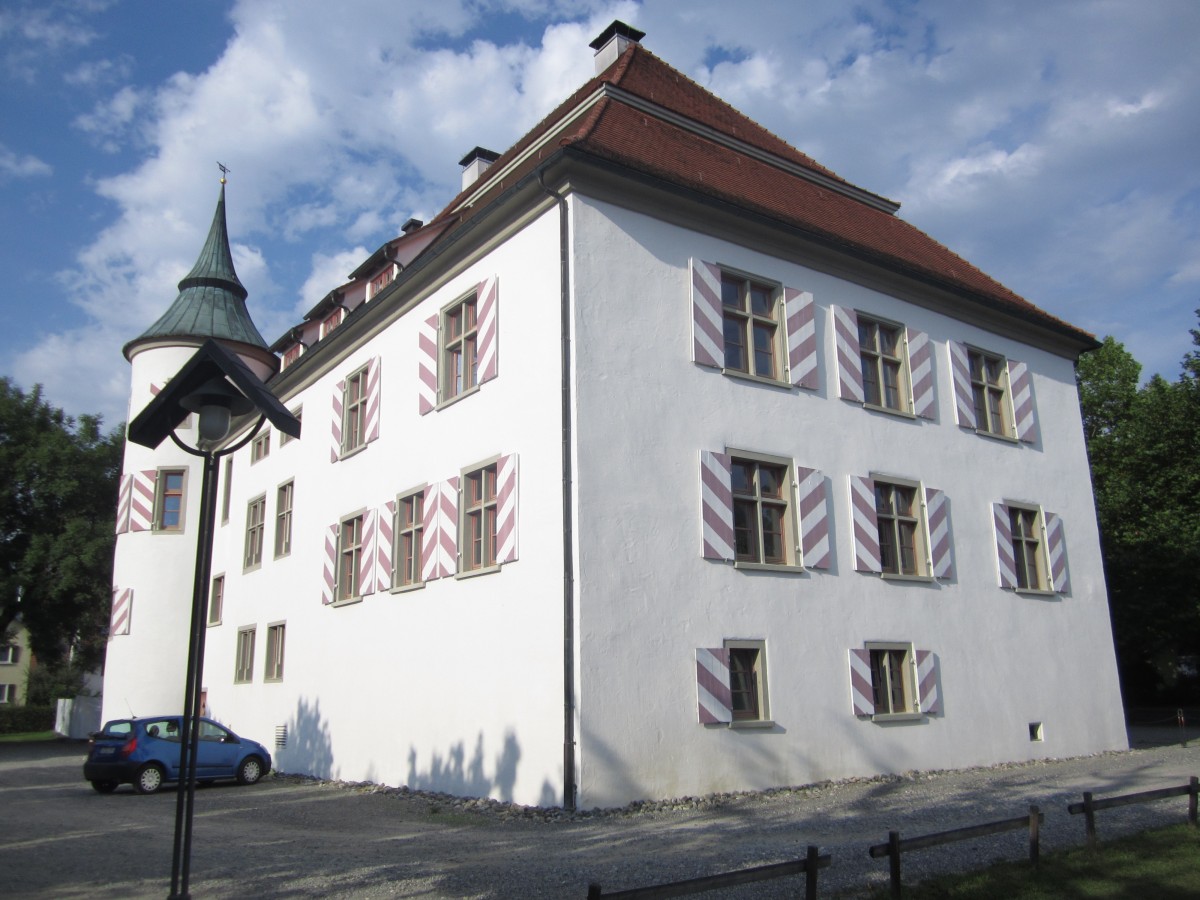 Schloss Amtzell, erbaut im 14. Jahrhundert, Kreis Ravensburg (07.09.2013)