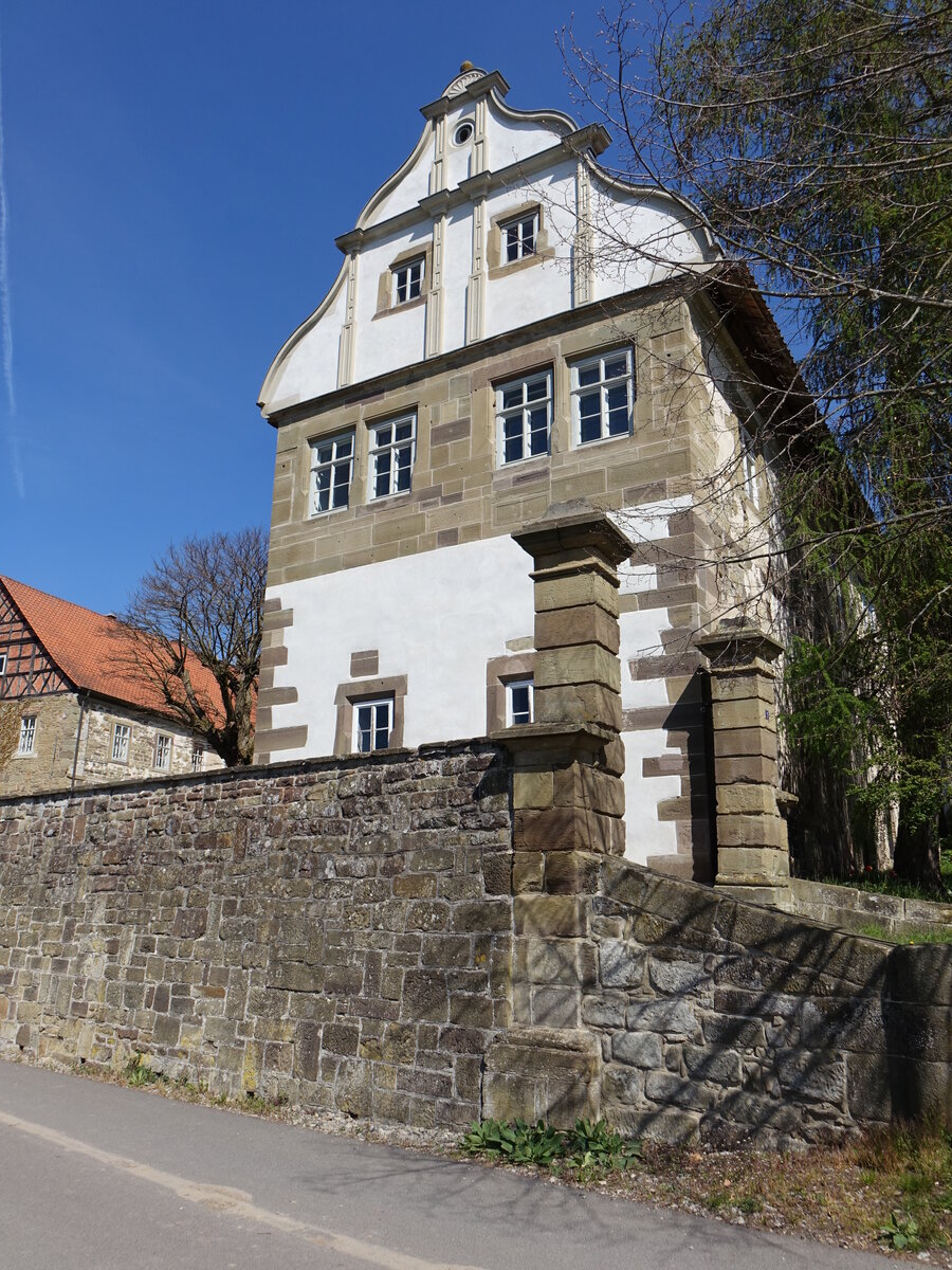 Schloss Bedheim, dreiflgelige Sommerresidenz des Prinzen Joseph von Sachsen-Hildburghausen (09.05.2021)