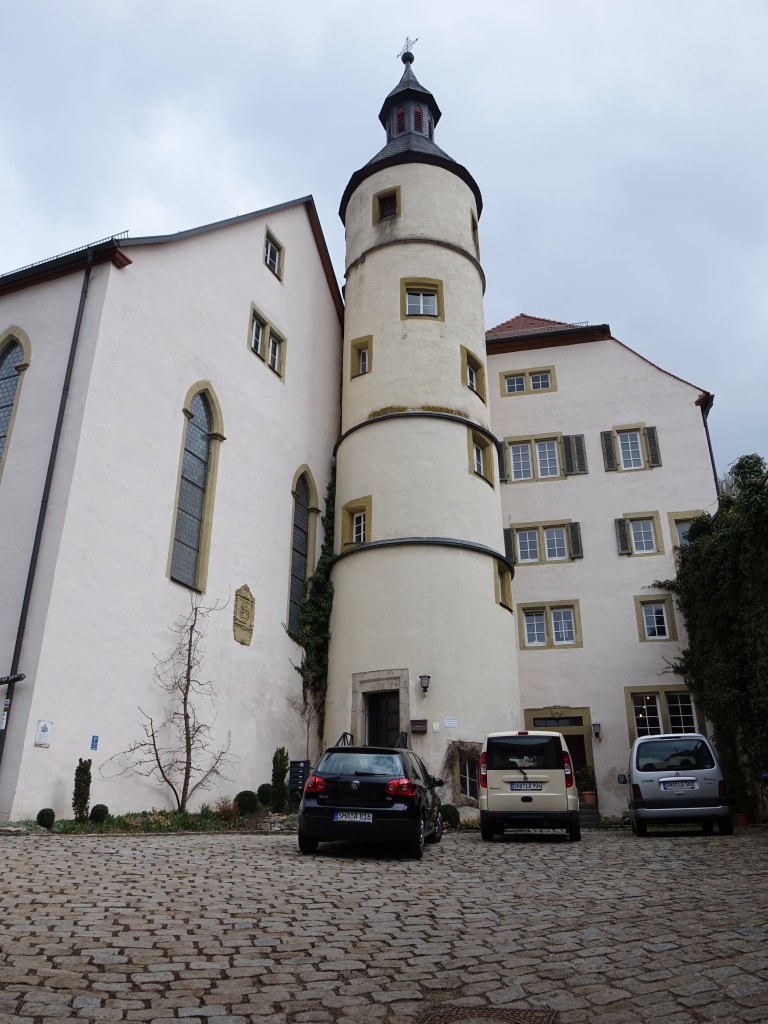 Schloss Braunsbach, erbaut im 16. Jahrhundert anstelle einer mittelalterlichen Burg (15.03.2015)
