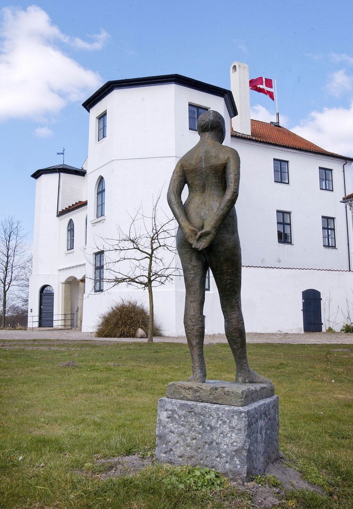 Schloss Brundlund in Aabenraa (Apenrade) in Snderjylland / Nordschleswig. Aufnahme: Mrz 2003.