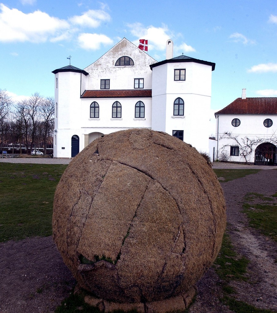 Schloss Brundlund in Aabenraa (Apenrade) in Snderjylland / Nordschleswig. Aufnahme: Mrz 2003.