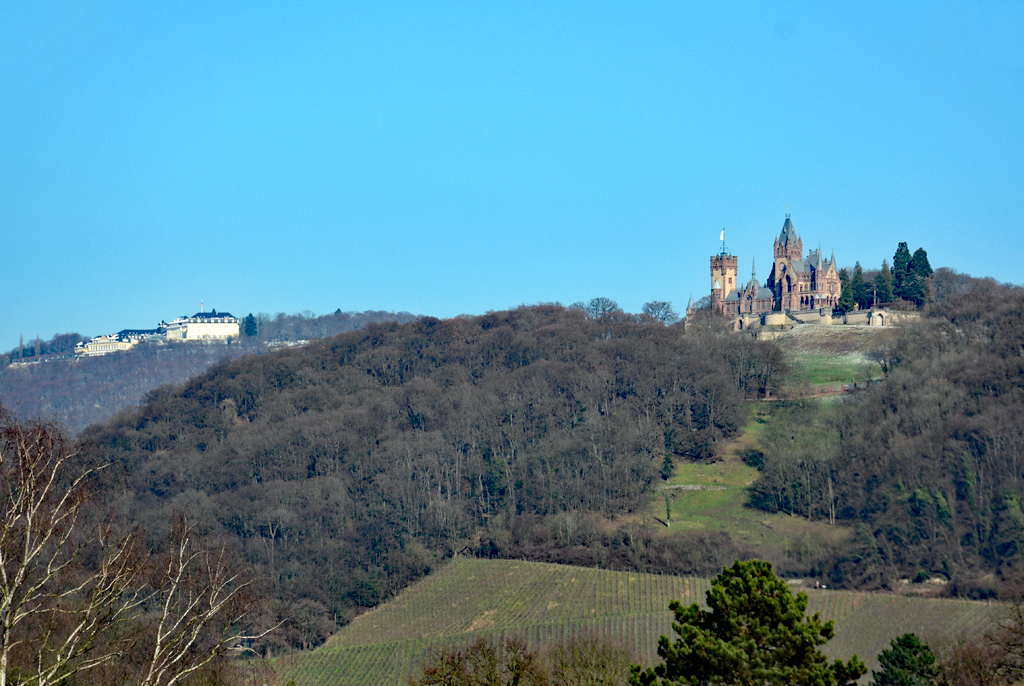 Schlo Drachenburg und Grandhotel Petersberg im Siebengebirge - 16.02.2016