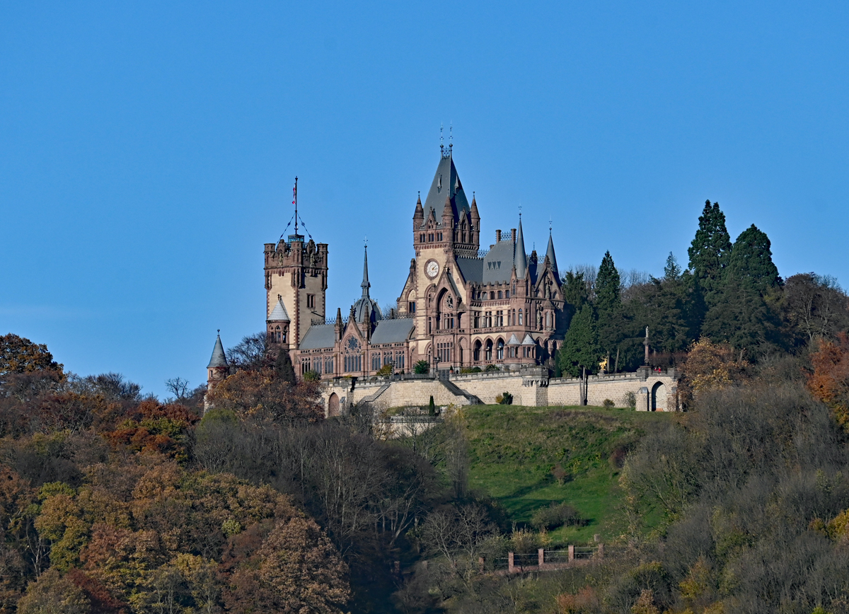 Schlo Drachenburg im Siebengebirge - 09.11.2021