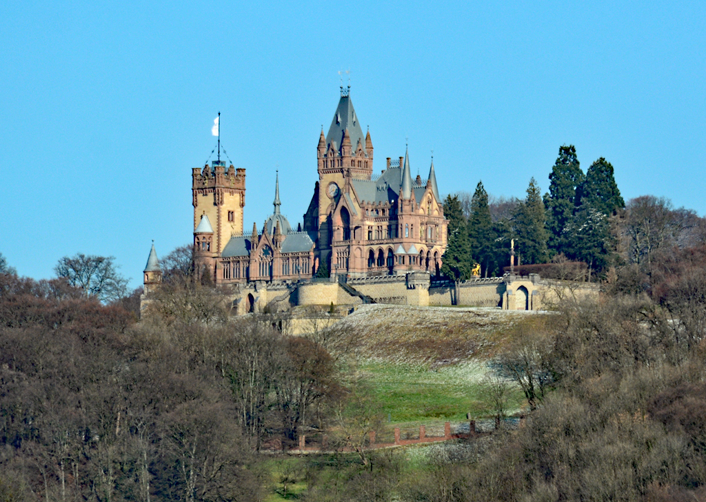 Schlo Drachenburg im Siebengebirge - 16.02.2016