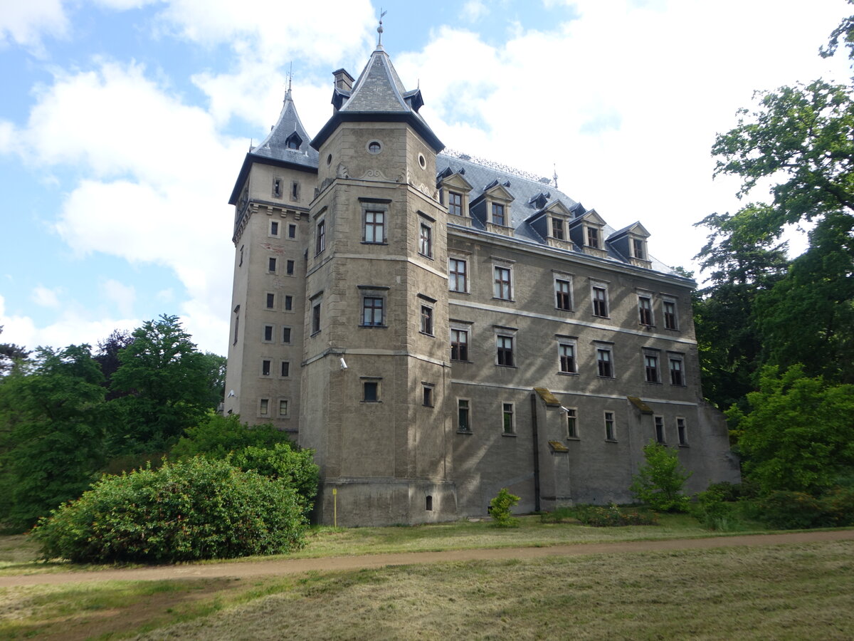 Schloss Goluchow, erbaut ab 1560, Umbau von 1872 bis 1885 durch Isabela Czatoryska, heute Museum (13.06.2021)