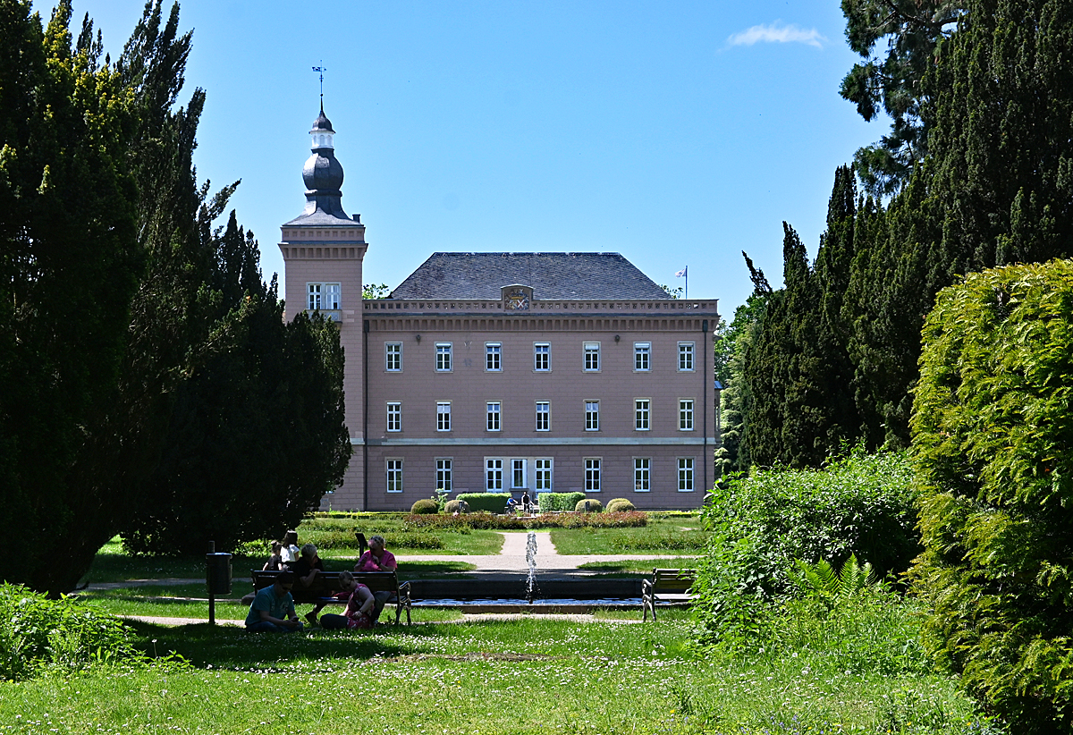 Schlo Gracht mit Schlopark von Sden, Erftstadt-Liblar
 - 30.05.2021