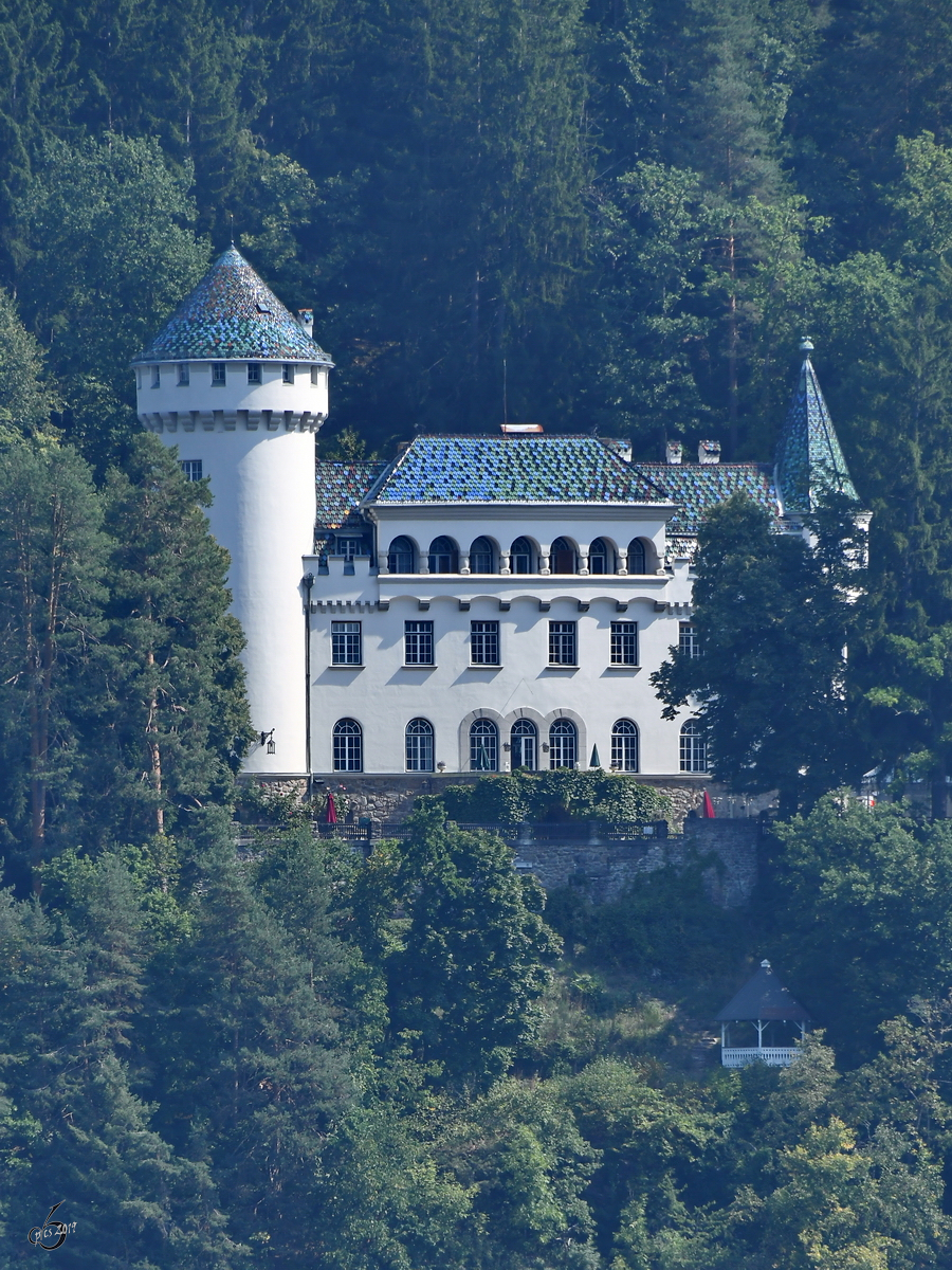 Schloss Heroldeck Ende August 2019 in Millstatt am See.