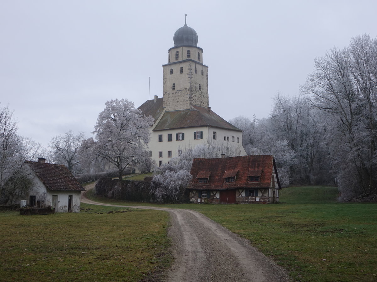 Schloss Hohenlupfen, erbaut von 1619 bis 1624 (30.12.2018)