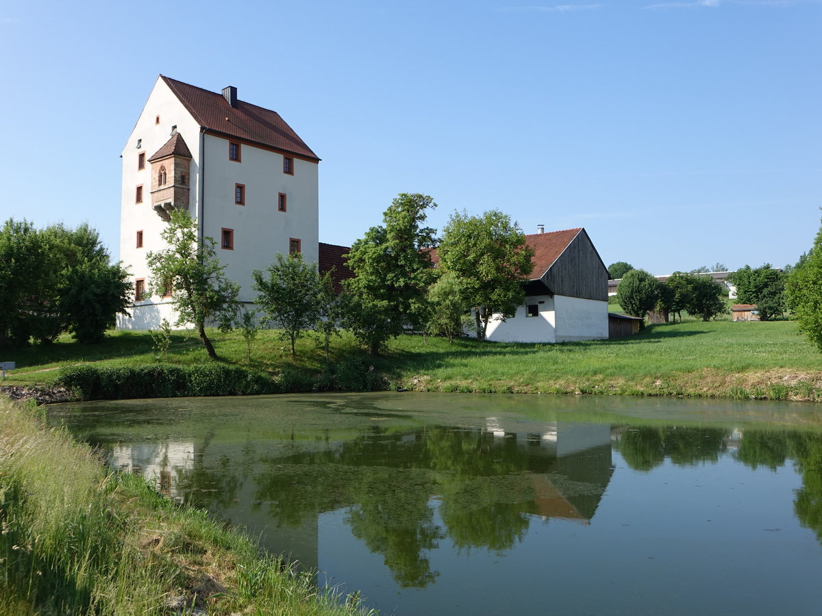 Schloss Pettendorf, erbaut sptgotisch Anfang des 15. Jahrhundert (03.06.2017)