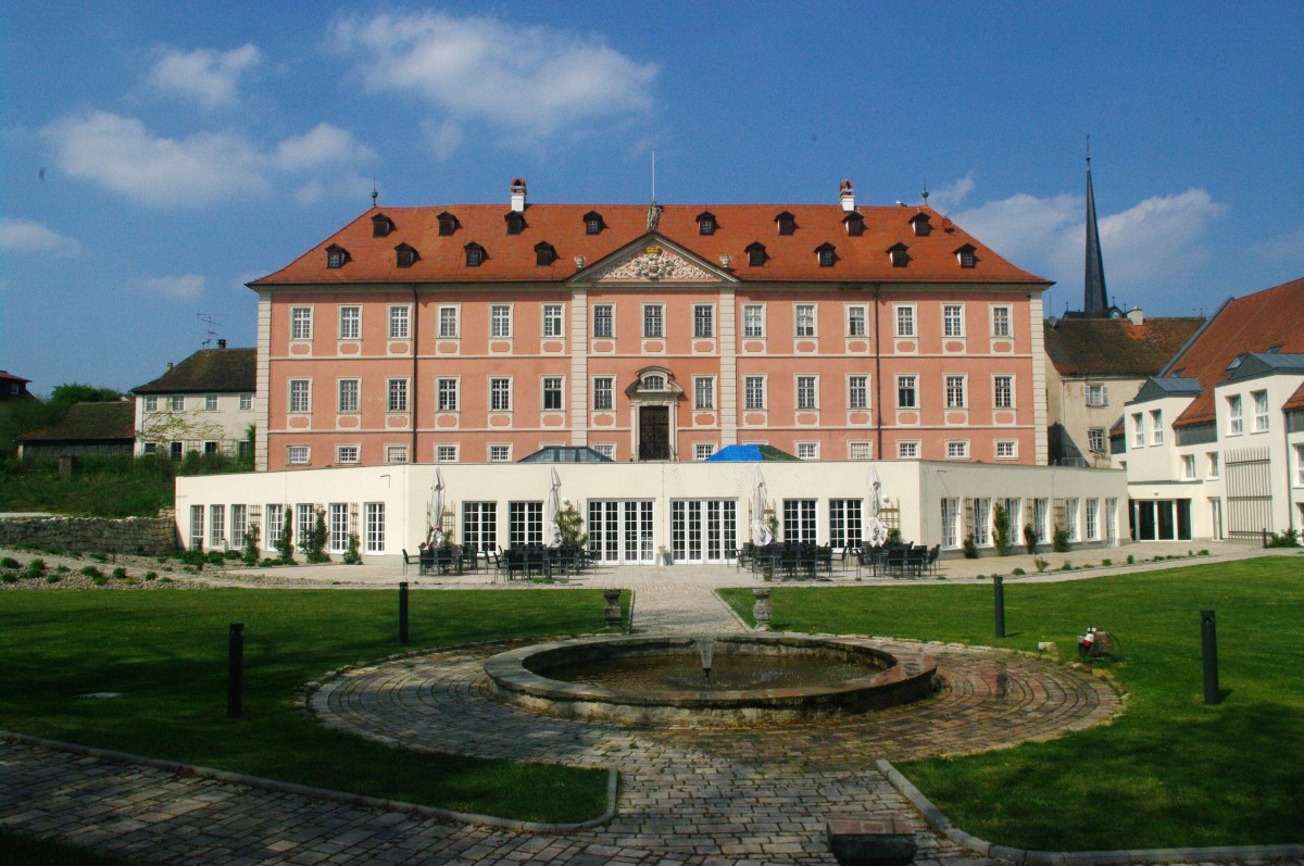 Schloss Reichmannsdorf, erbaut von 1714 bis 1719 durch Johann Dientzenhofer, im Besitz der Familie von Schrottenberg, heute Hotel (13.04.2014)