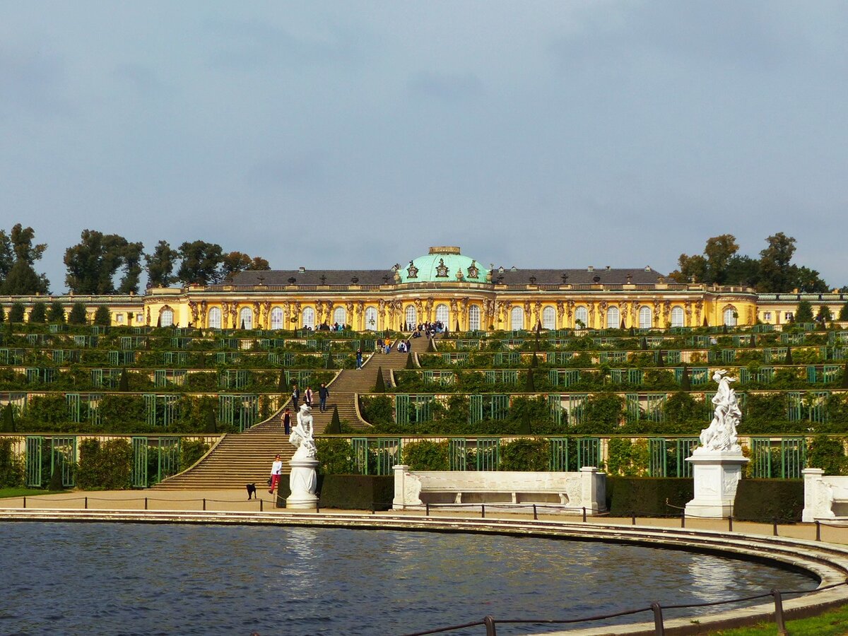 Schloss Sanssouci in Potsdam, September 2017