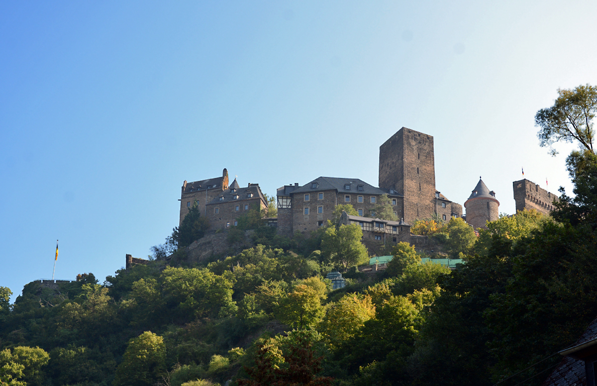 Schlo Schnburg in Oberwesel, um 1100 - 1149 erbaut) - 17.09.2014