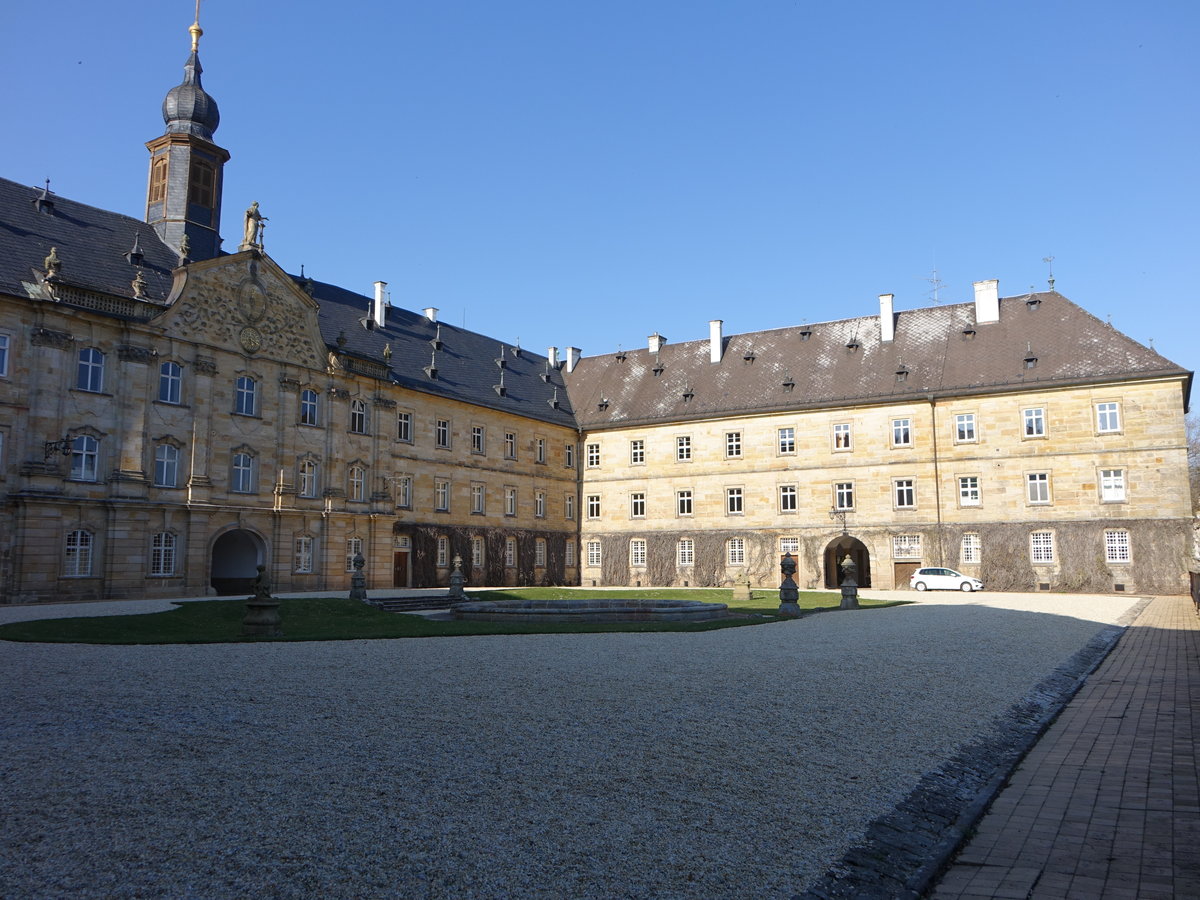 Schloss Tambach, erbaut im 17. Jahrhundert fr den Grafen zu Ortenburg (08.04.2018)