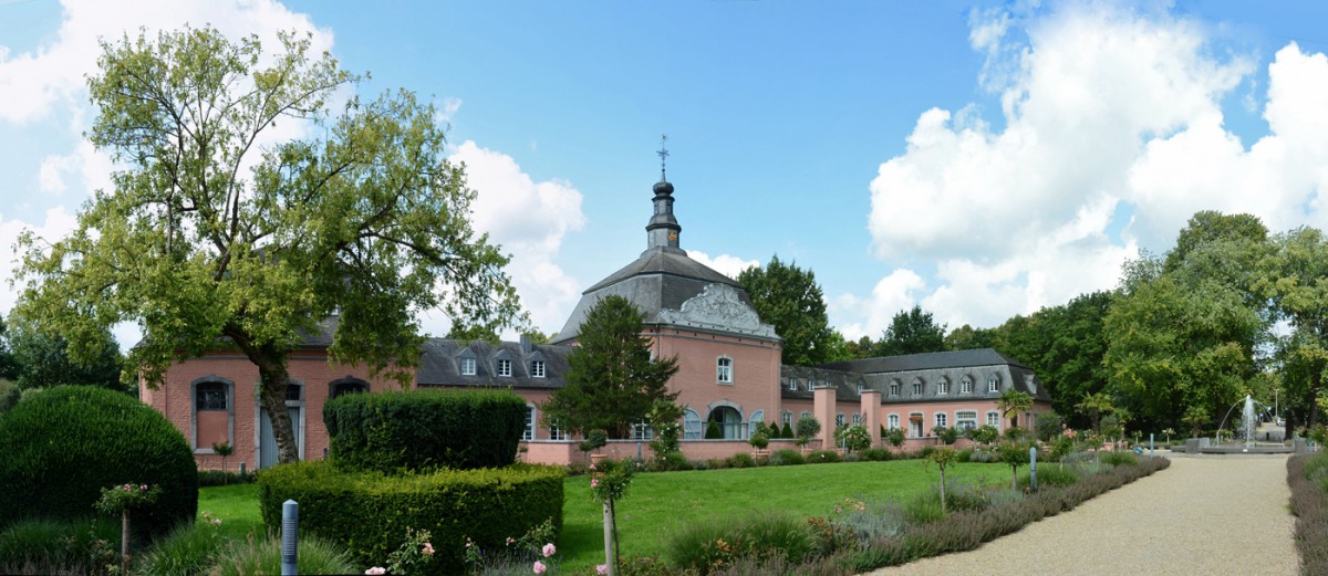 Schlo Wickrath (Pano-Aufnahme) - 21.08.2014