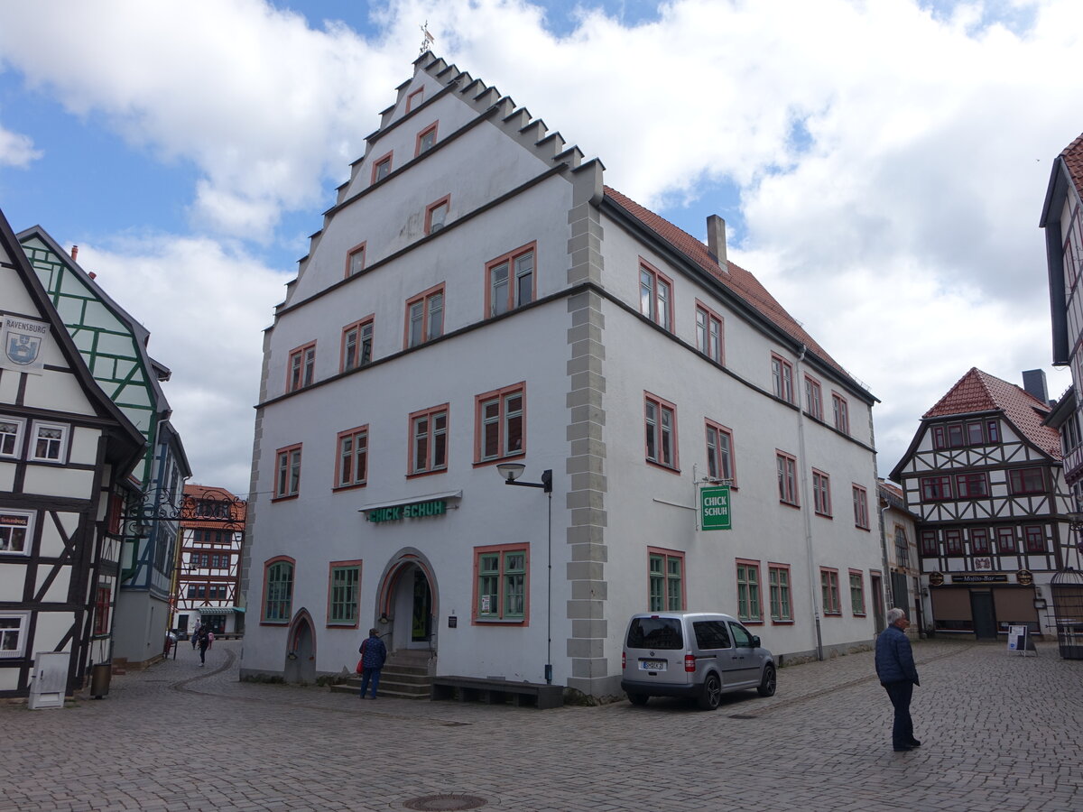 Schmalkalden, Todenwarth’sche Kemenate am Altmarkt (15.04.2022)