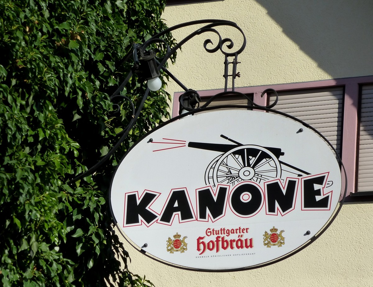 Schmberg, Restaurant  Kanone , Juli 2015