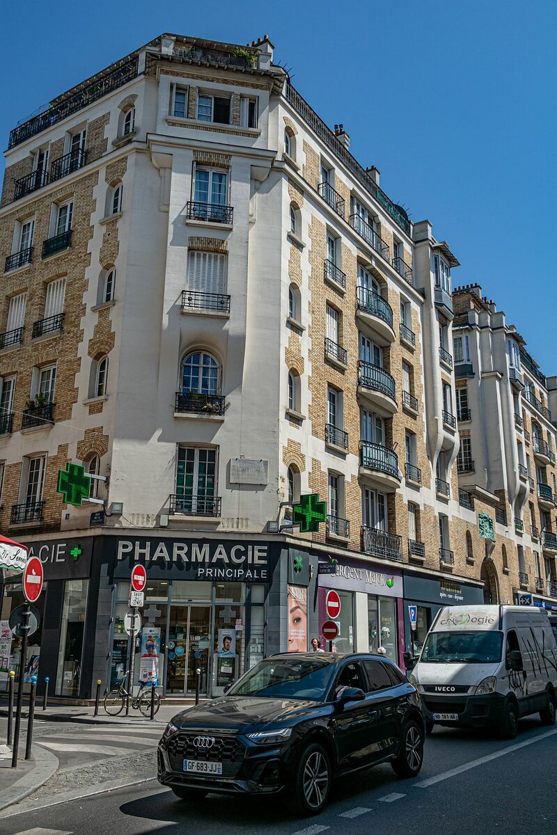 Schne Wohnhuser in Paris. Foto: Mai, 2023.