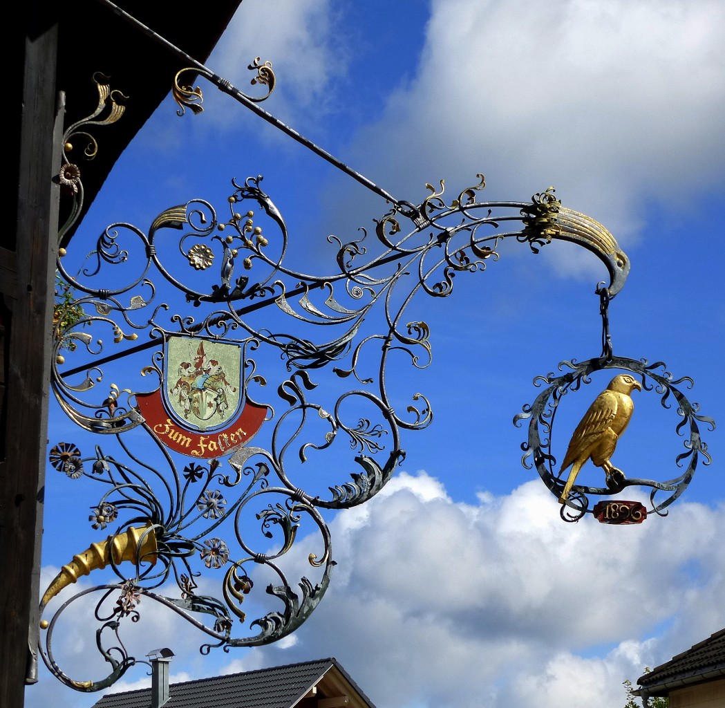 Schnwald im Schwarzwald, Landgasthof und Hotel  Zum Falken , Aug.2014