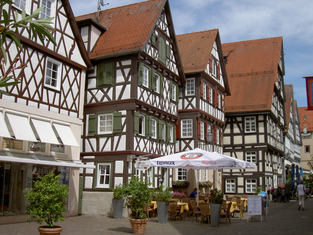 Schorndorf, Fachwerkhuser in der Hllgasse (01.06.2008)