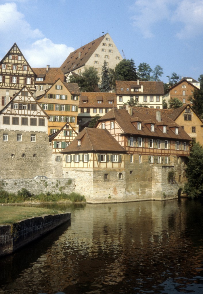 Schwbisch Hall - am Kocher im Juli 1979.