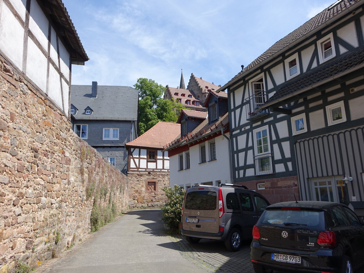 Schweinsberg, Fachwerkhuser am Herzberg (15.05.2022)