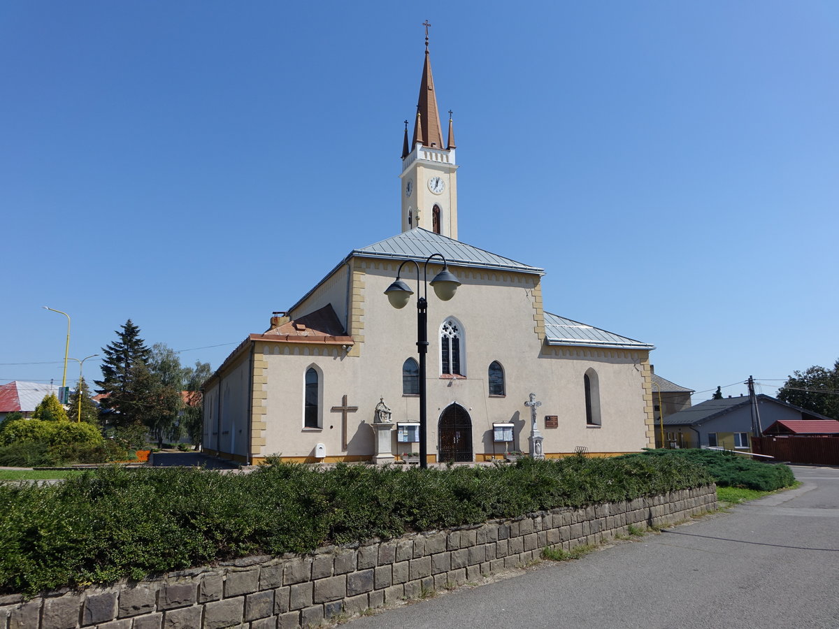Secovce, kath. Maria Himmelfahrt Kirche, erbaut ab 1494 (30.08.2020)