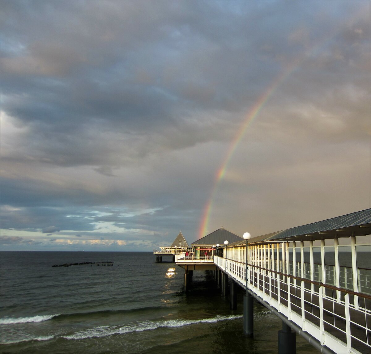 Seebrcke Heringsdorf auf der Insel Usedom am 05.09.19