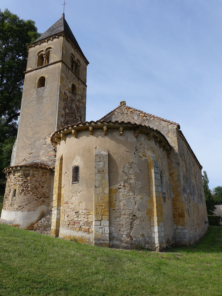 Semur, Saint-Martin Kirche, erbaut im 11. Jahrhundert (22.08.2016)